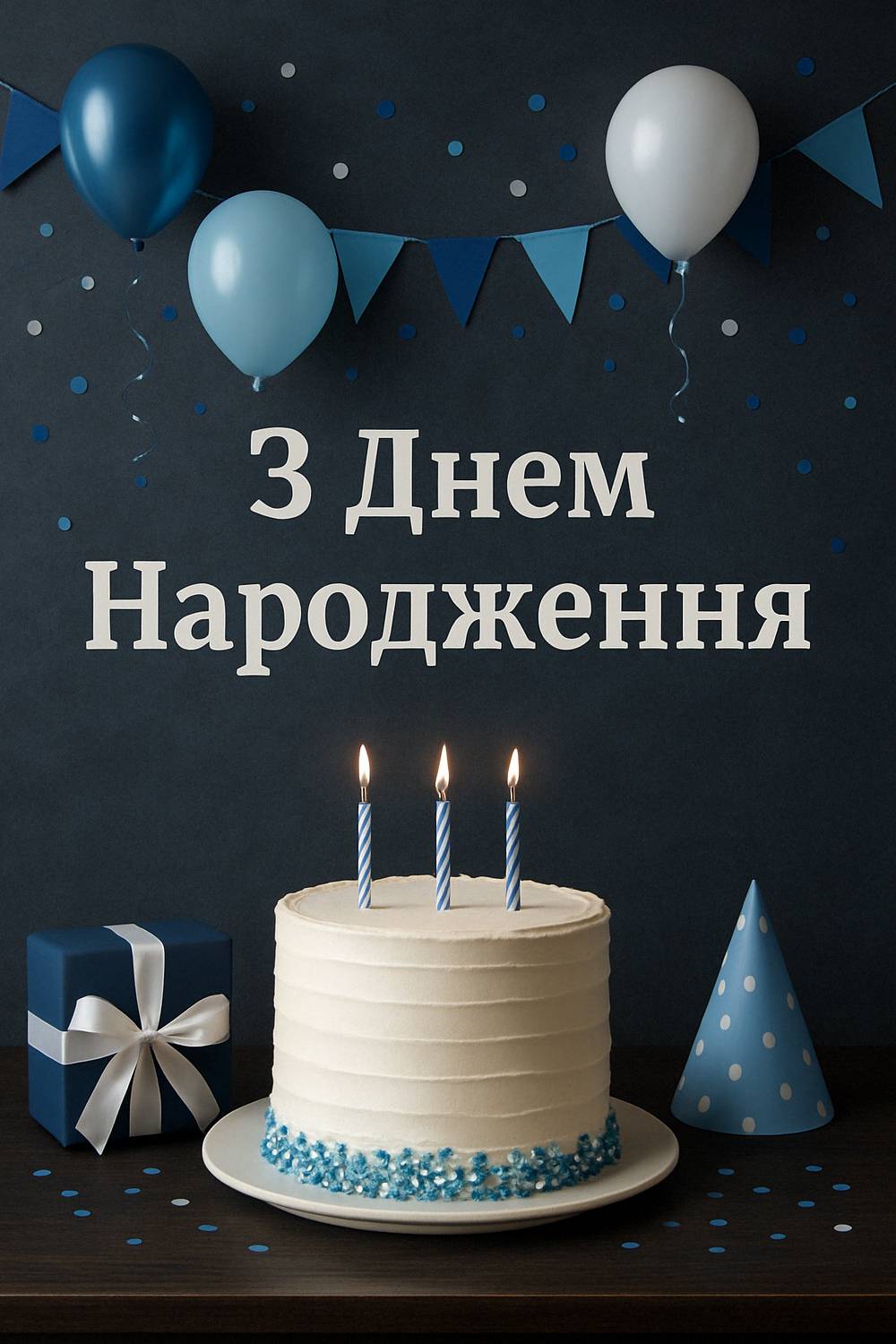 Чоловічі привітання З Днем Народження