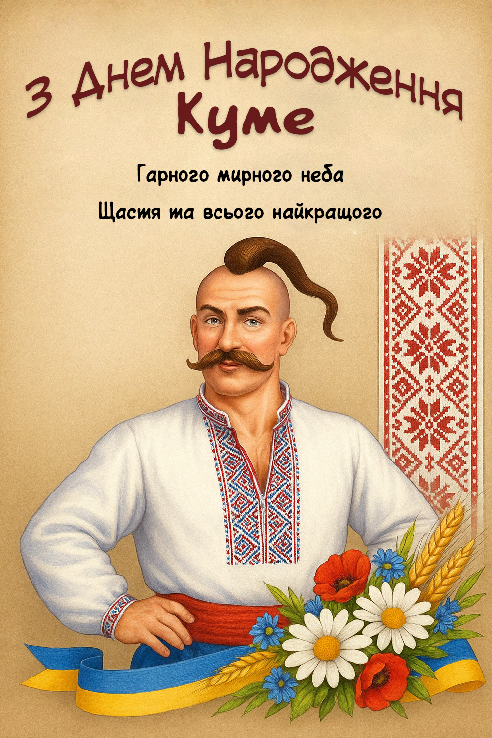 Привітання Куму З Днем Народження